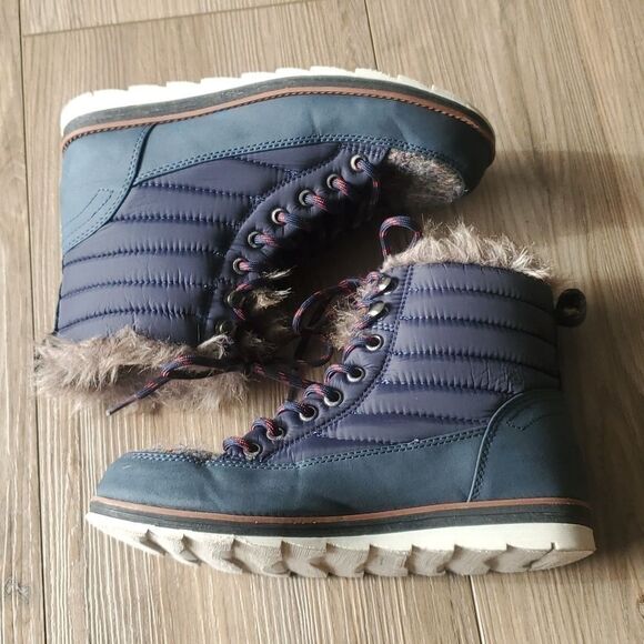 Muk Luks Sigrid Faux Fur Lace Up Boots - Picture 5 of 11